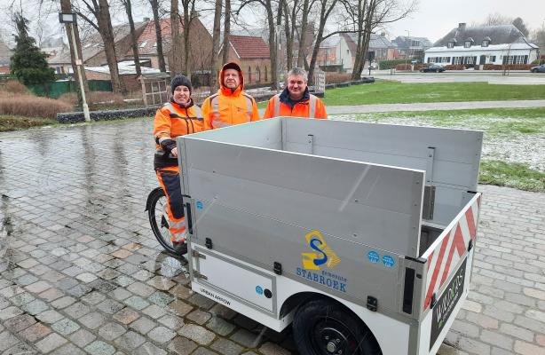 Bakfiets groendienst Stabroek